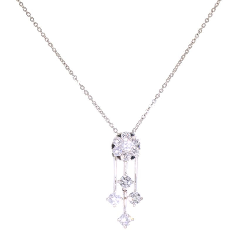 / K18ダイヤネックレス0.40ct//ABランク/09