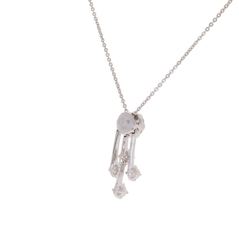 / K18ダイヤネックレス0.40ct//ABランク/09