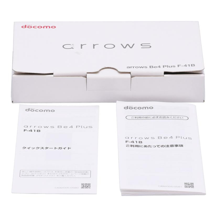 FUJITSU FCNT 富士通 フジツウ /スマートフォン/arrows Be4 Plus/F-41B//e120ce6c/ABランク/67