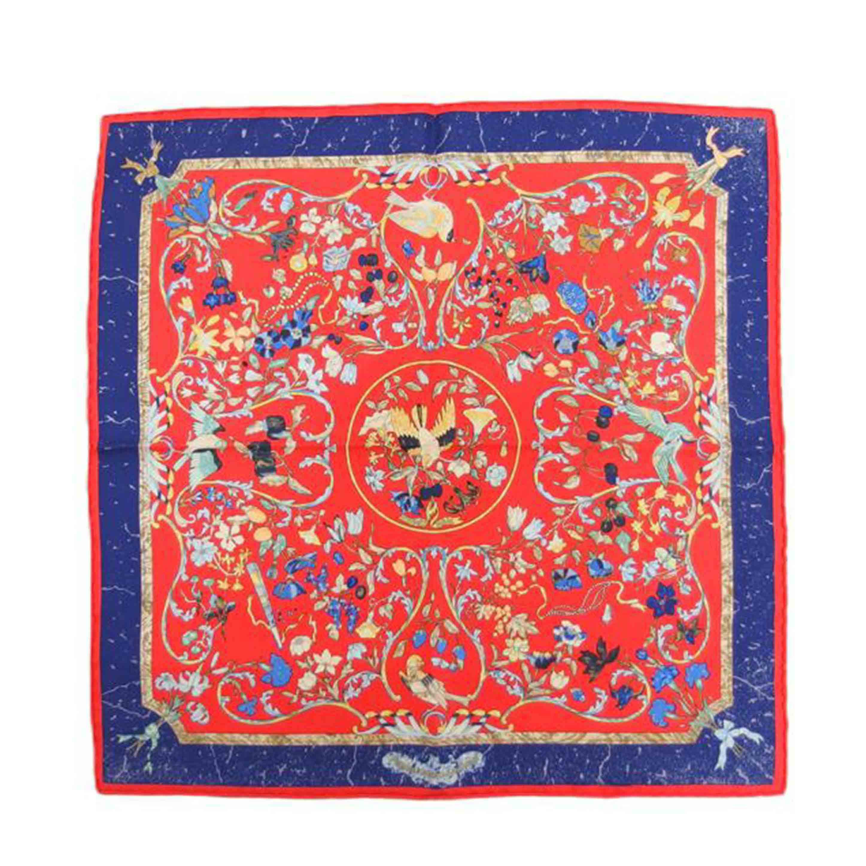 HERMES エルメス/カレ40/東洋の石と西洋の石細工/スカーフ//Aランク/04