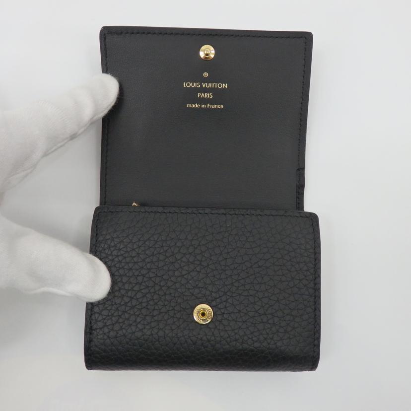 LV ルイ・ヴィトン/ポルトフォイユ・カプシーヌ タイニー/ノワール/M12149//RFI****/ABランク/77