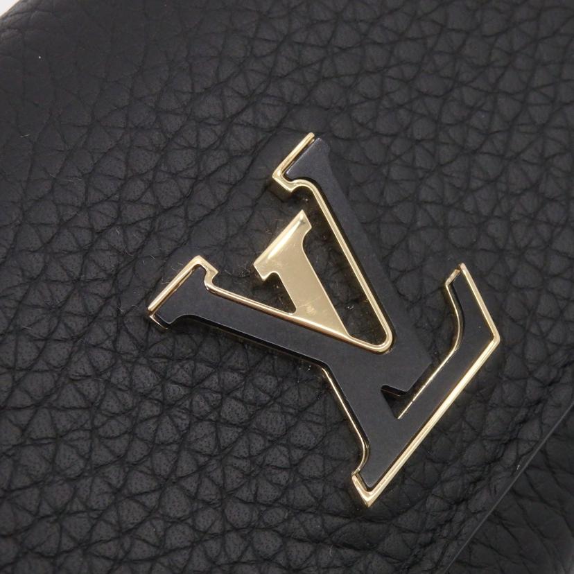 LV ルイ・ヴィトン/ポルトフォイユ・カプシーヌ タイニー/ノワール/M12149//RFI****/ABランク/77