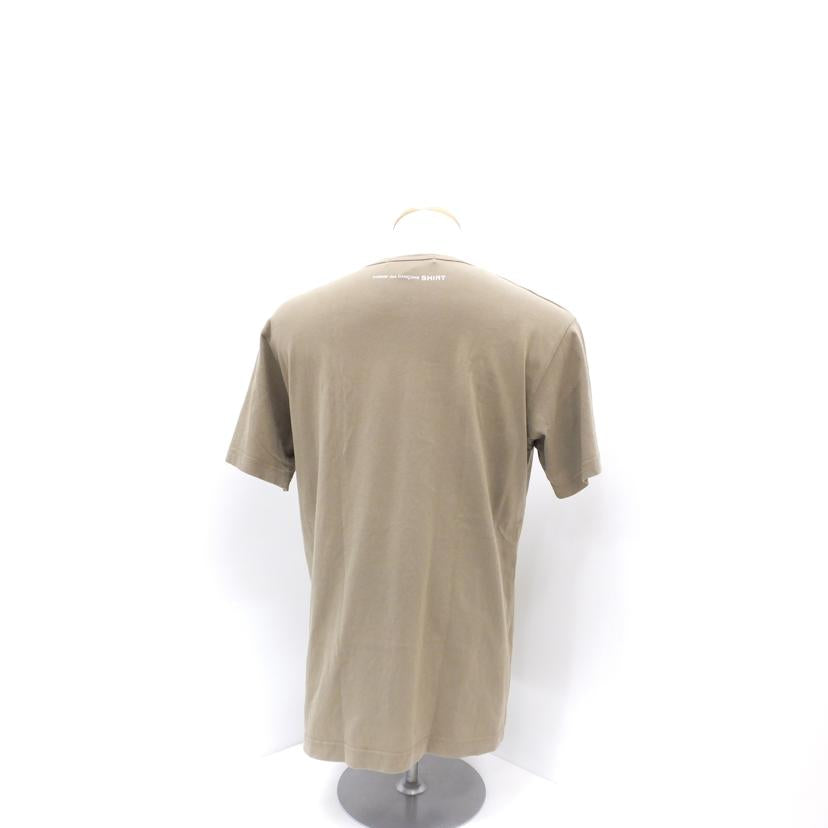 COMME des GRARCONS コムデギャルソン/バックプリントロゴTシャツ/カーキ/S25118//ABランク/88