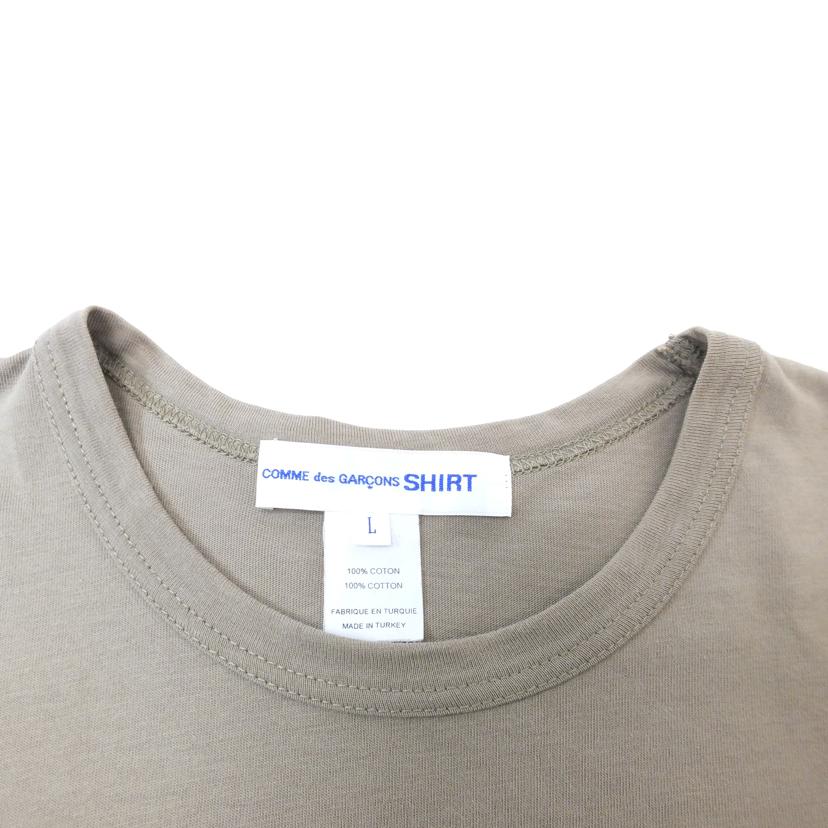 COMME des GRARCONS コムデギャルソン/バックプリントロゴTシャツ/カーキ/S25118//ABランク/88
