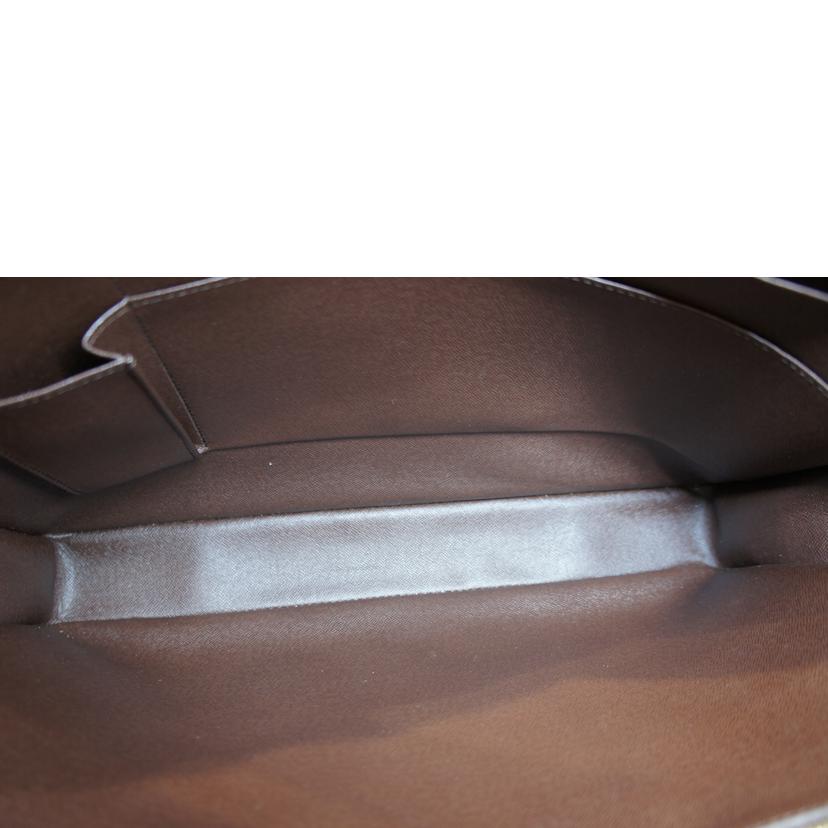 LOUIS VUITTON ルイヴィトン ルイ・ヴィトン ビトン ダミエ・エベヌ 市松模様 ブラウン 茶 ビジネスバッグ ショルダーバッグ ハンドバッグ トートバッグ ブラウン メンズ レディース 定番 人気 LV 斜め掛け 肩がけ/ポルト ドキュマン・ヴォワヤージュ/ダミエ/エベヌ/N41124//TH0***/ABランク/92