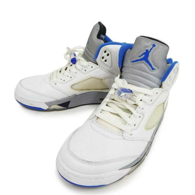 NIKE NIKE/Air Jordan5/白青/DD0587-140//サイズ27.5/Bランク/82
