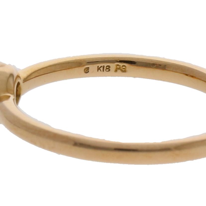 / K18PGダイヤリング0.16ct//Aランク/71