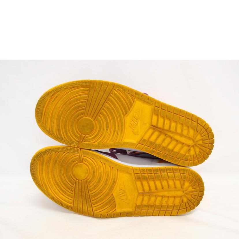 NIKE ナイキ/エアジョーダンレトロハイOG/パープルXイエロー/55088-706//ABランク/04