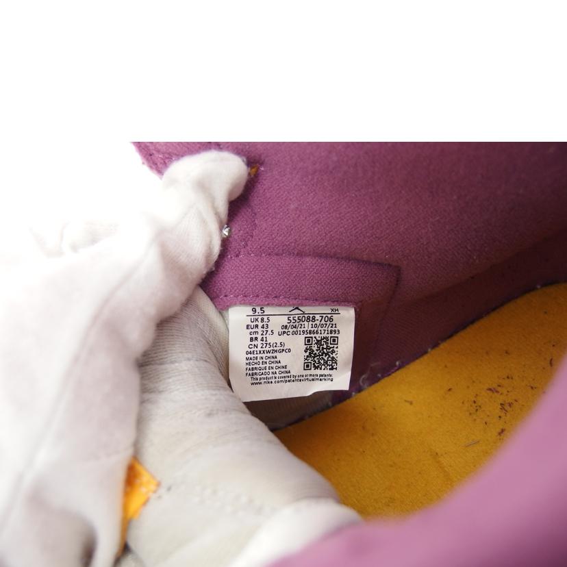 NIKE ナイキ/エアジョーダンレトロハイOG/パープルXイエロー/55088-706//ABランク/04