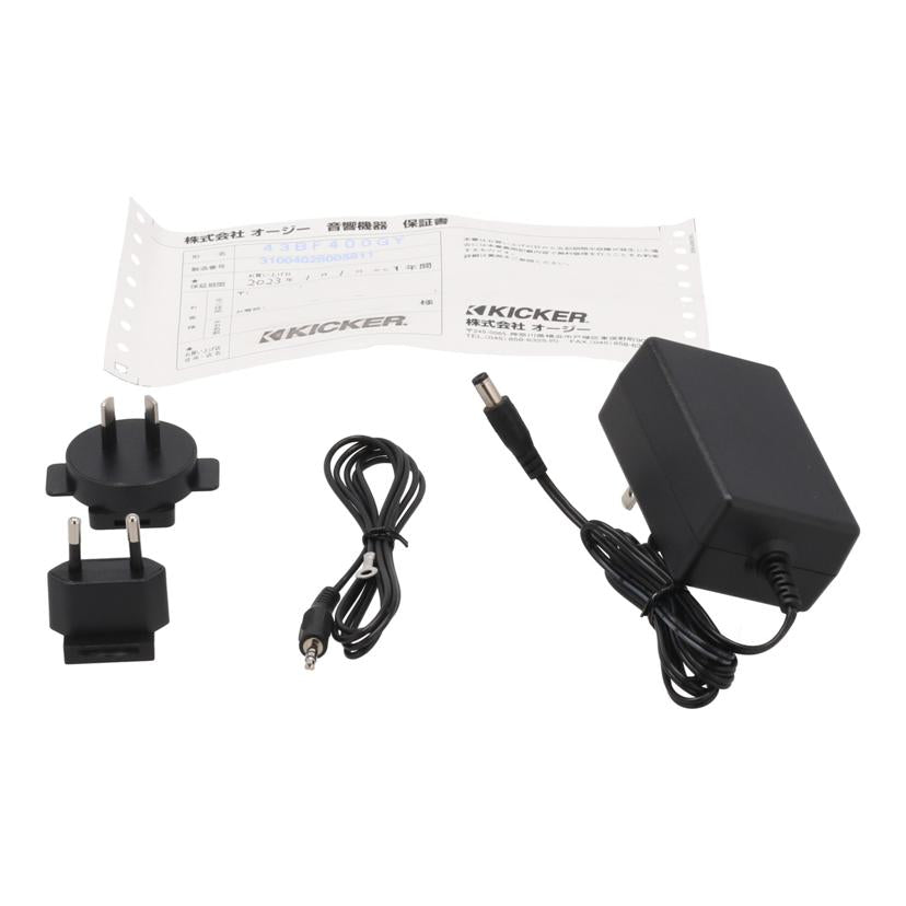Kicker キッカー/ワイヤレスアウトドアスピーカー/43BF400GY//31004028005811/Bランク/05