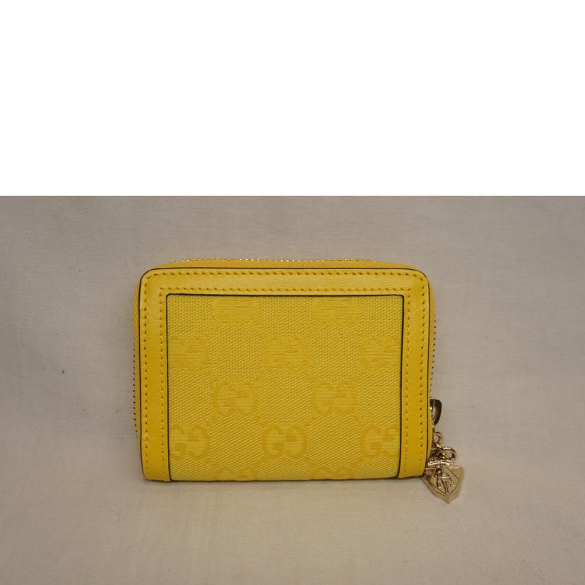 GUCCI グッチ/GGキャンバス/ミニウオレット/コインケース/イエロー/790037//496***/SAランク/92