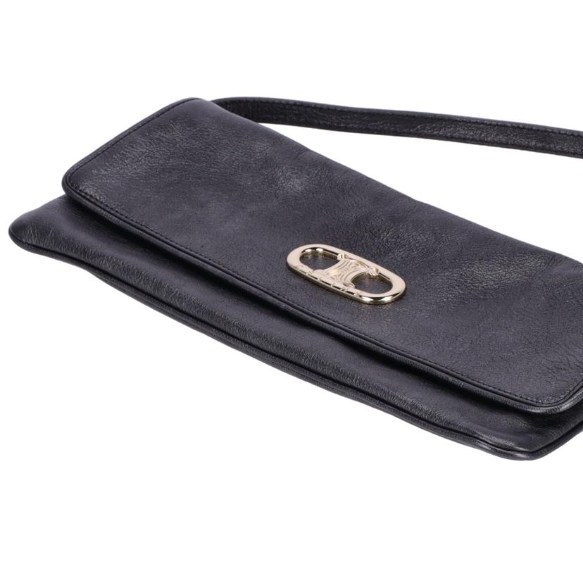 CELINE セリーヌ/レザーフラップクラッチバッグ/SC-PA-0097//ABランク/93