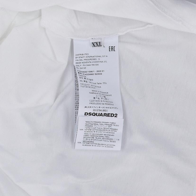 DSQUARED2 ディースクエアード/ロゴプリントカットソー/2022/S74GD0962//サイズ:XXL/SAランク/91