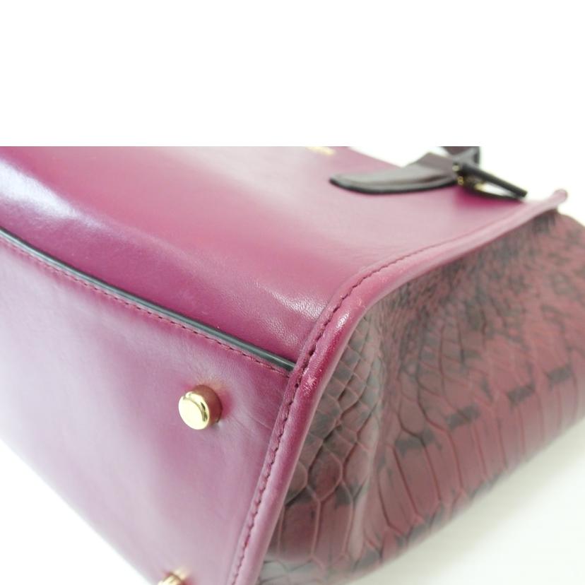 COACH コーチ/2WAY型押しレザーハンドバッグ/G1573//365**/ABランク/88