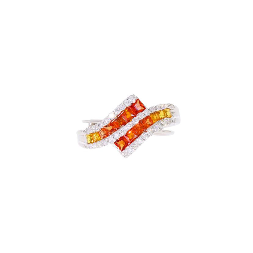 / K18WGサファイアダイヤリング 1.05/D0.25ct//Aランク/05