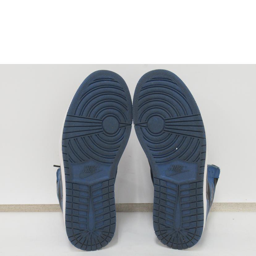 NIKE/ハイカットスニーカー/Air Jordan 1 Retro High OG "Dark Marina Blue"/555088-404//Bランク/63