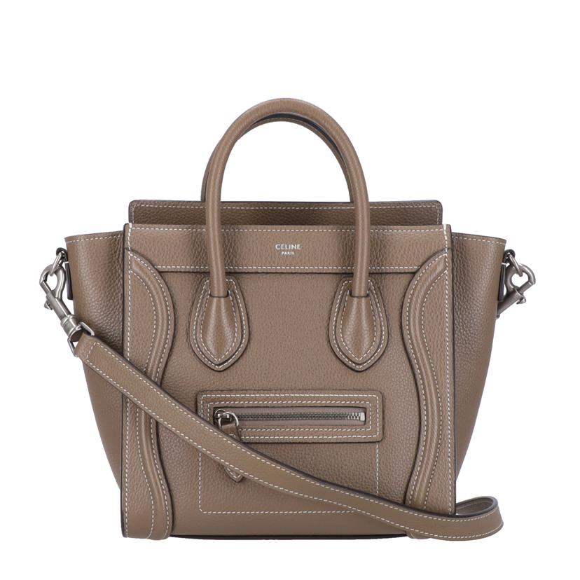 CELINE セリーヌ/ラゲージナノ/2WAYショルダーバッグ/スリ//S-A****************/Aランク/91