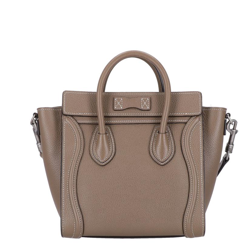 CELINE セリーヌ/ラゲージナノ/2WAYショルダーバッグ/スリ//S-A****************/Aランク/91