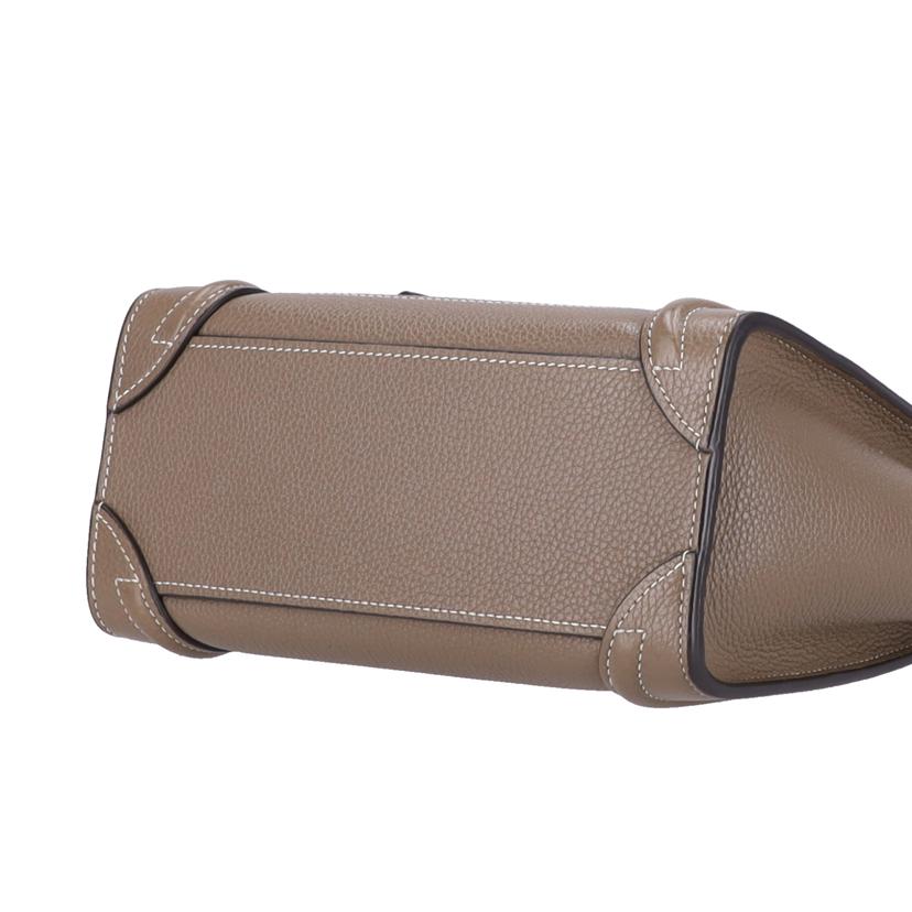 CELINE セリーヌ/ラゲージナノ/2WAYショルダーバッグ/スリ//S-A****************/Aランク/91