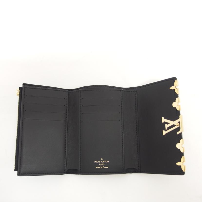LV ルイ・ヴィトン/ポルトフォイユ・カプシーヌ コンパクト/ノワール/M82764//ICタ**/Aランク/04