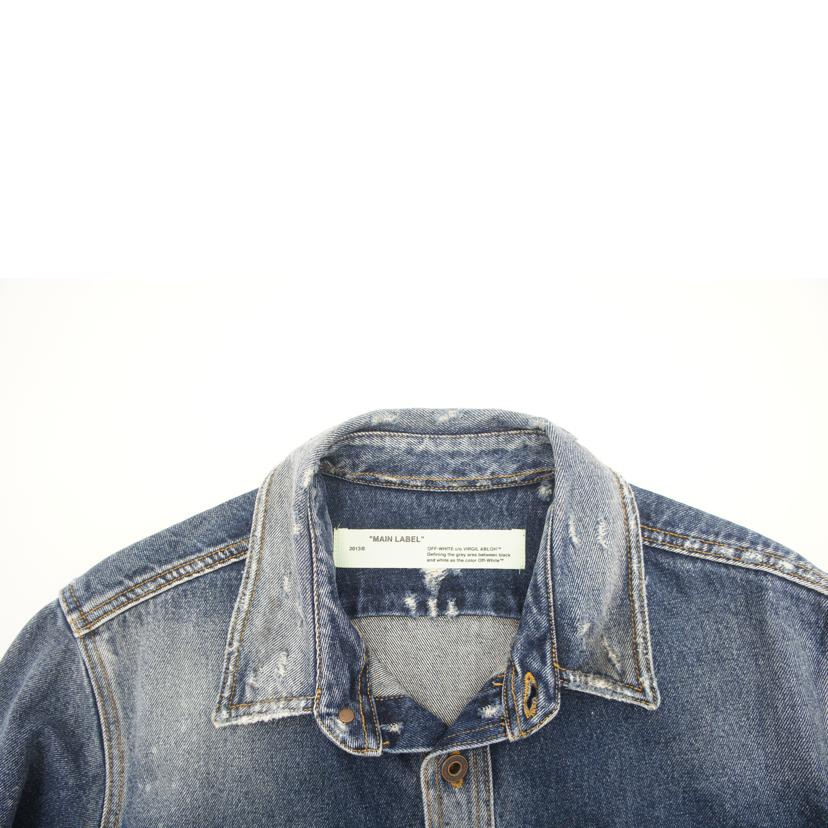 Off-White オフホワイト/クラッシュ加工デニムシャツ/OMYD003E18386001//Aランク/24