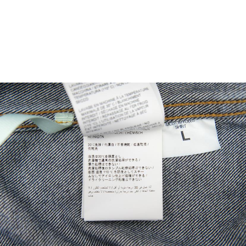 Off-White オフホワイト/クラッシュ加工デニムシャツ/OMYD003E18386001//Aランク/24