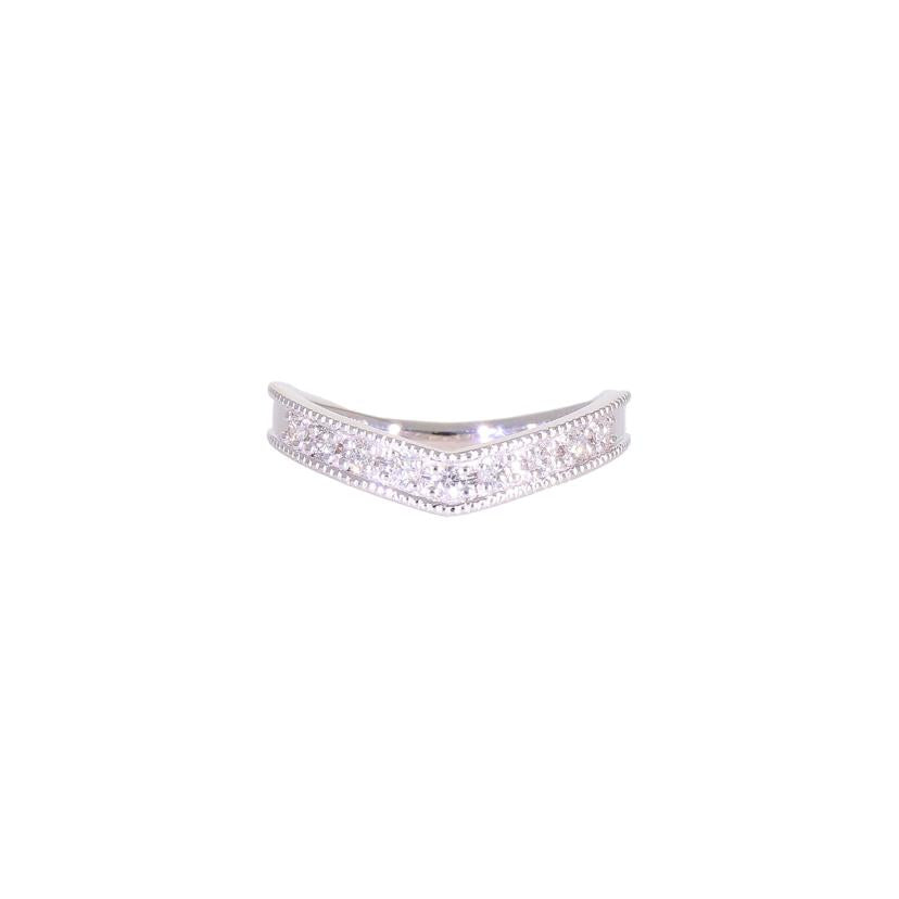 / K18WGダイヤリング0.18ct//Aランク/71