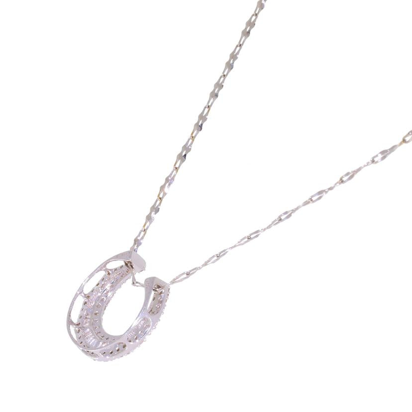 / K18WGダイヤネックレス0.5ct //Aランク/05