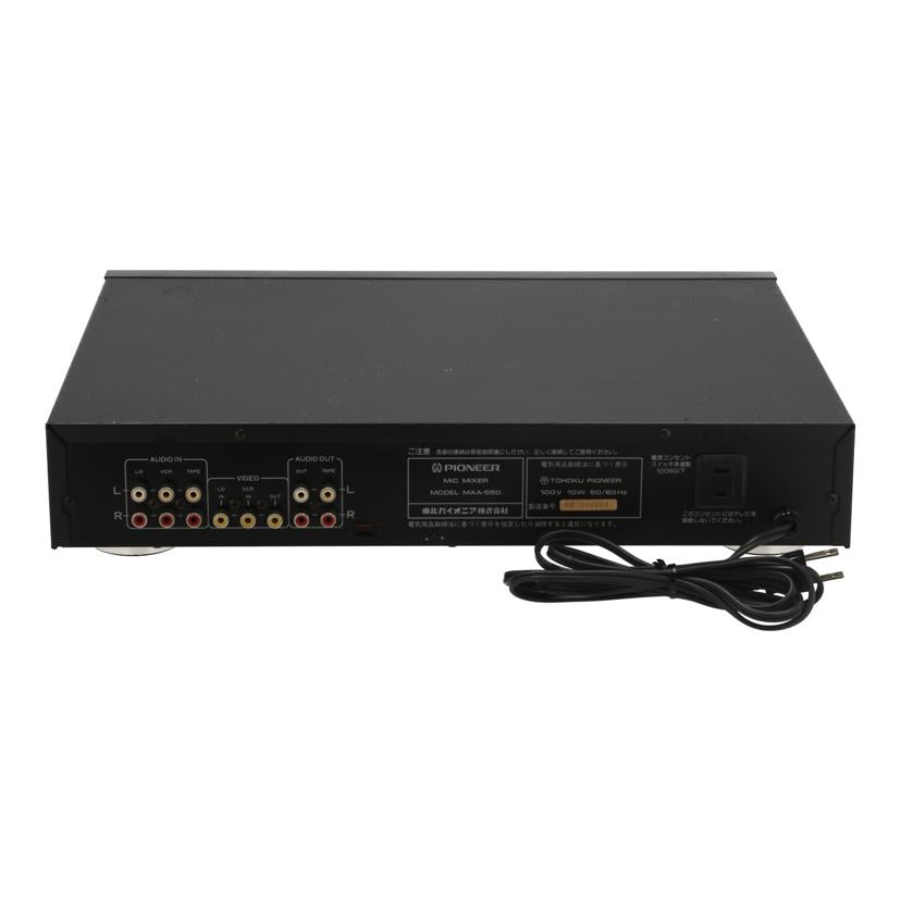 Pioneer パイオニア /カラオケマイクミキサー/MAA-550//004334/Bランク/69