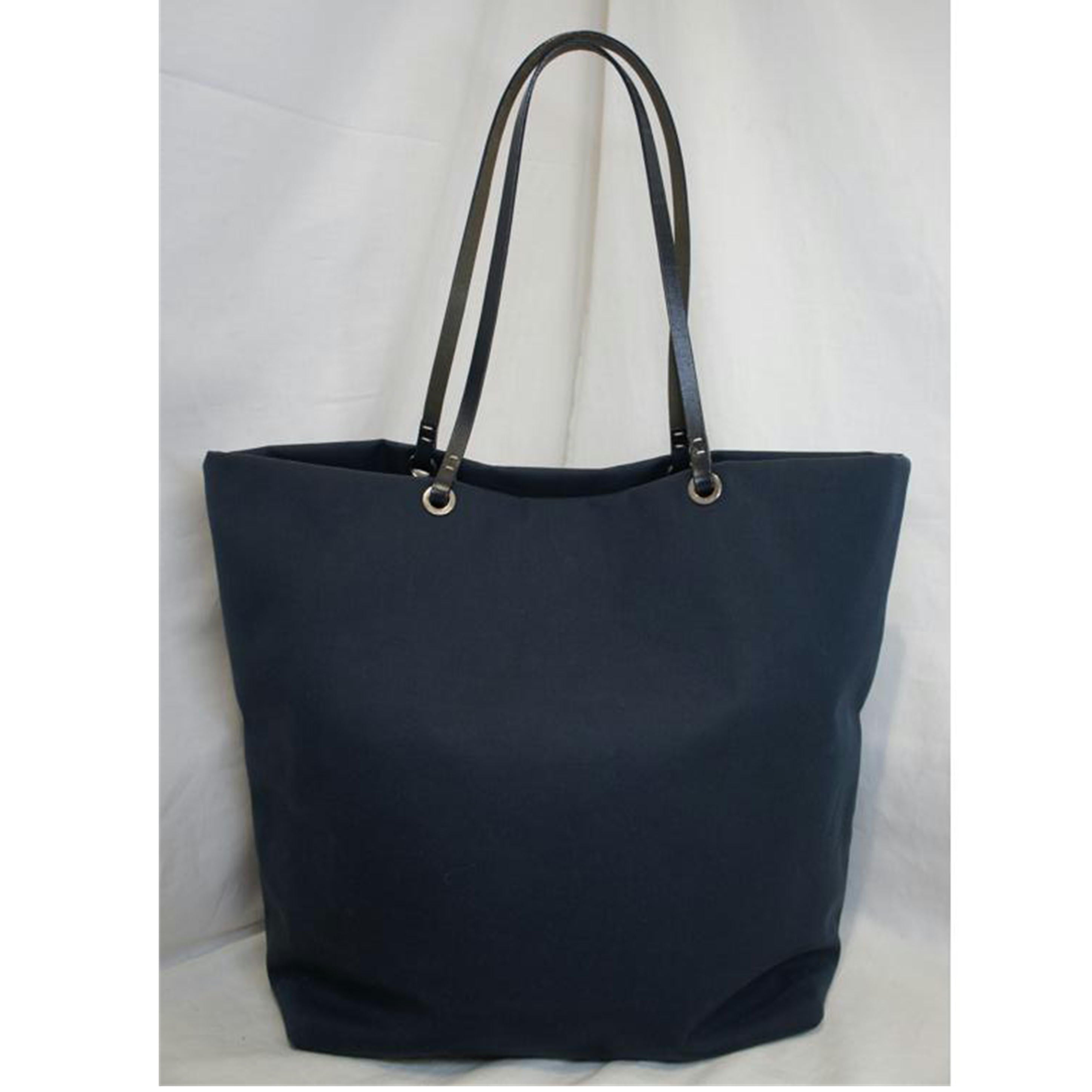 FENDI フェンディ/キャンバススイングトートネイビー//ABランク/92