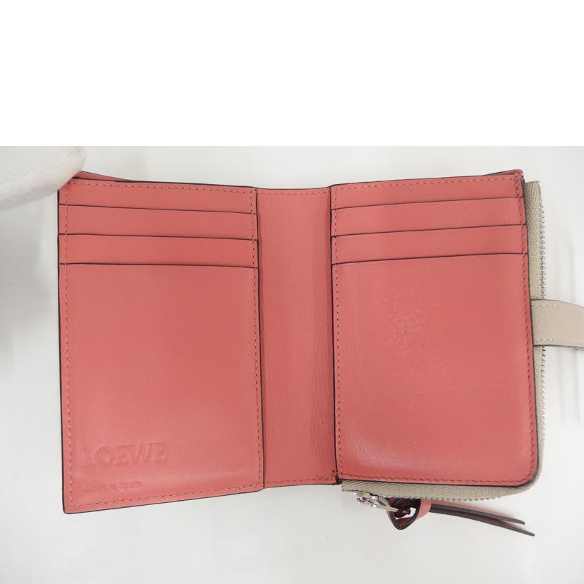 LOEWE ロエベ/スリムジップバイフォールドウォレット/C660P30X02//Bランク/82