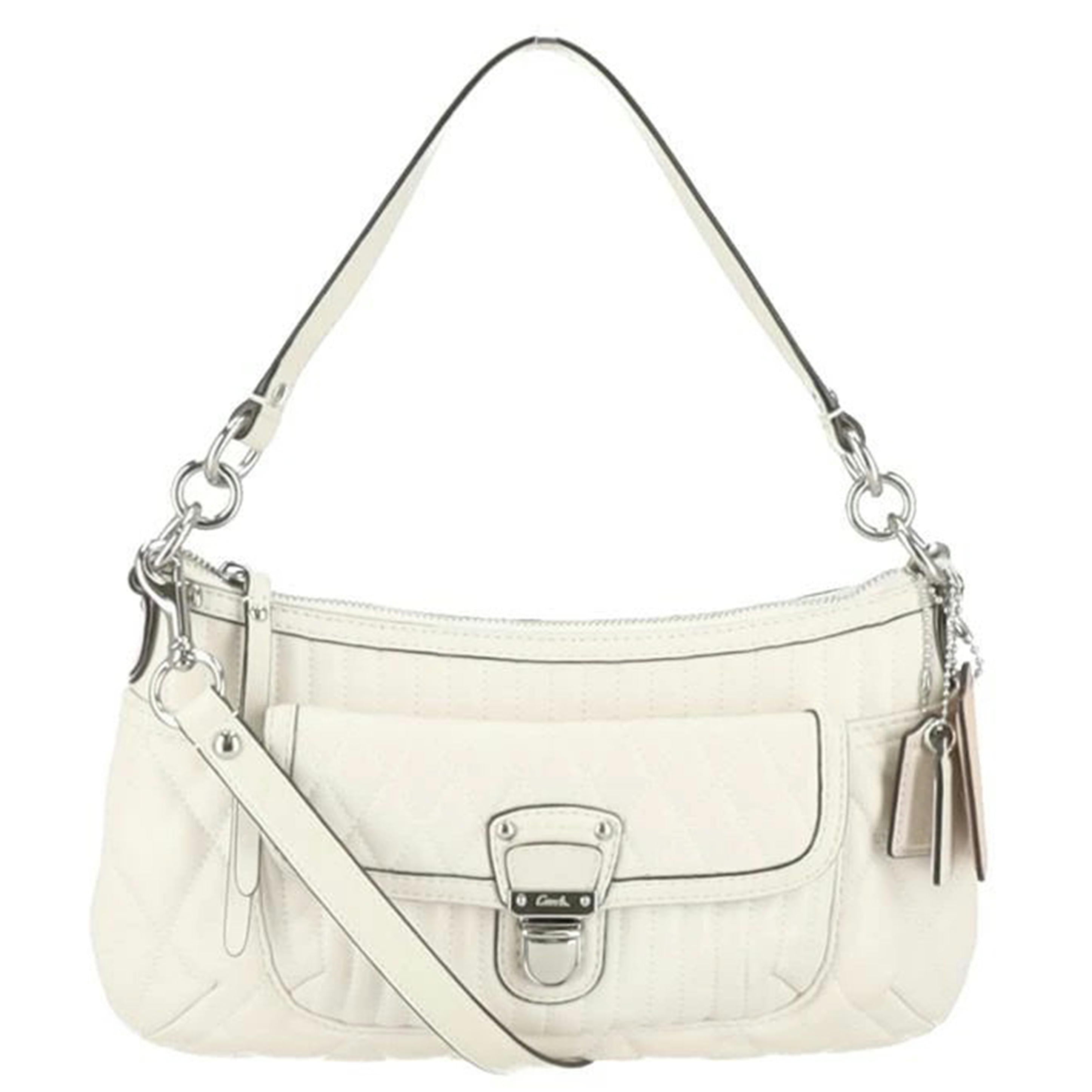 COACH コーチ/ポピーキルテッドレザーグルービー2WAYハンドバッグ/19855//C12**/Aランク/09