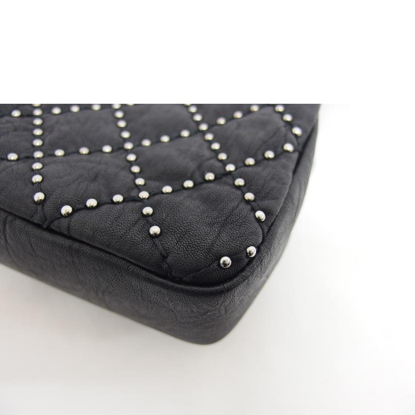 CHANEL シャネル/スタッズミニマトラッセ20チェーンショルダーバッグ/ブラック//199*****/Aランク/04