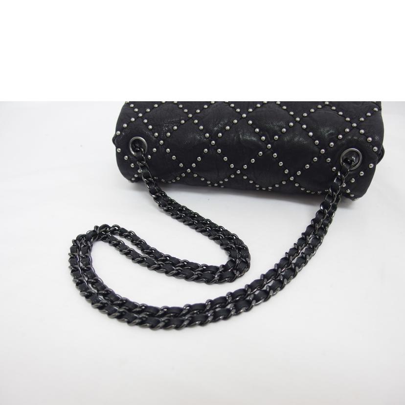 CHANEL シャネル/スタッズミニマトラッセ20チェーンショルダーバッグ/ブラック//199*****/Aランク/04