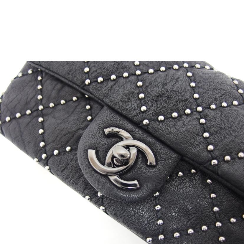 CHANEL シャネル/スタッズミニマトラッセ20チェーンショルダーバッグ/ブラック//199*****/Aランク/04