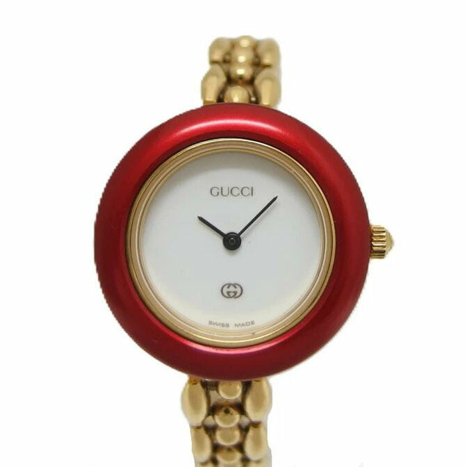 GUCCI グッチ/チェンジベゼルウォッチ/クオーツ/レディース/1200/1100L//000****/Bランク/04