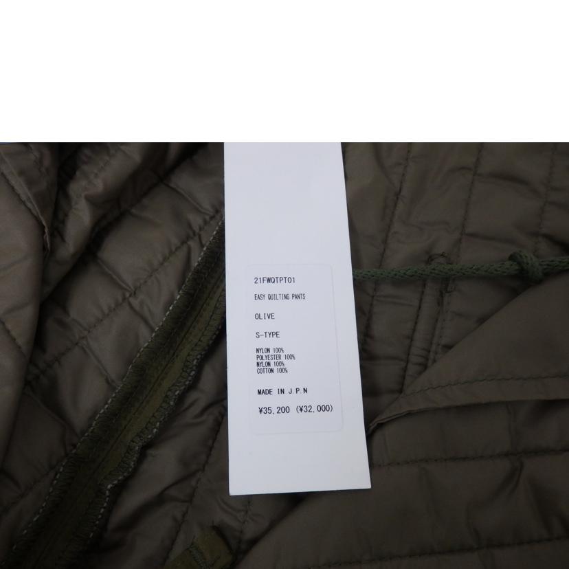 WESTOVERALLS ウエストオーバーオールズ/WESTOVERALLS キルティングパンツ//Sランク/84