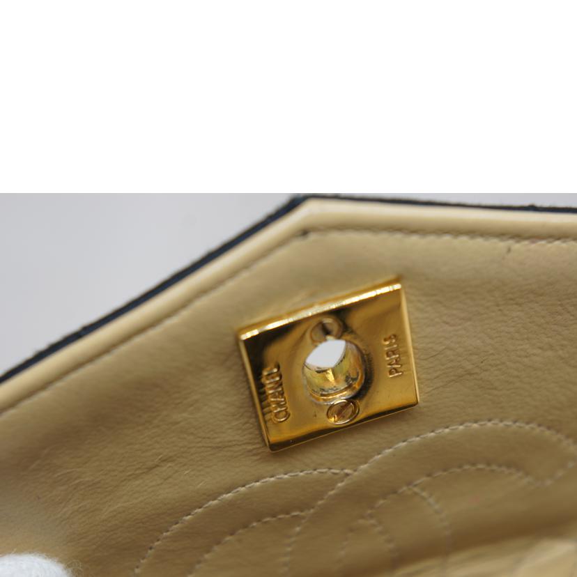 CHANEL シャネル/サテンラムスキンコンビバイカラーチェーンバッグマトラッセG金具//085****/Bランク/92