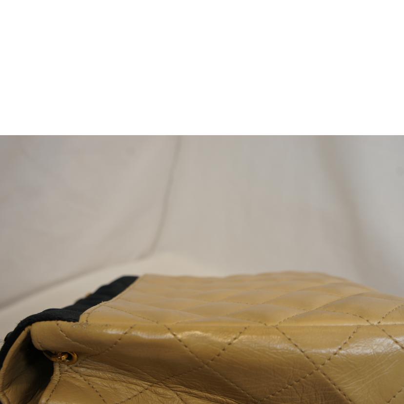 CHANEL シャネル/サテンラムスキンコンビバイカラーチェーンバッグマトラッセG金具//085****/Bランク/92