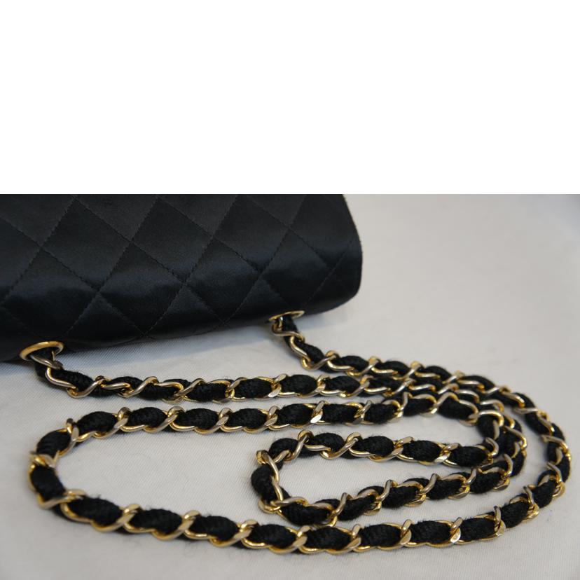 CHANEL シャネル/サテンラムスキンコンビバイカラーチェーンバッグマトラッセG金具//085****/Bランク/92