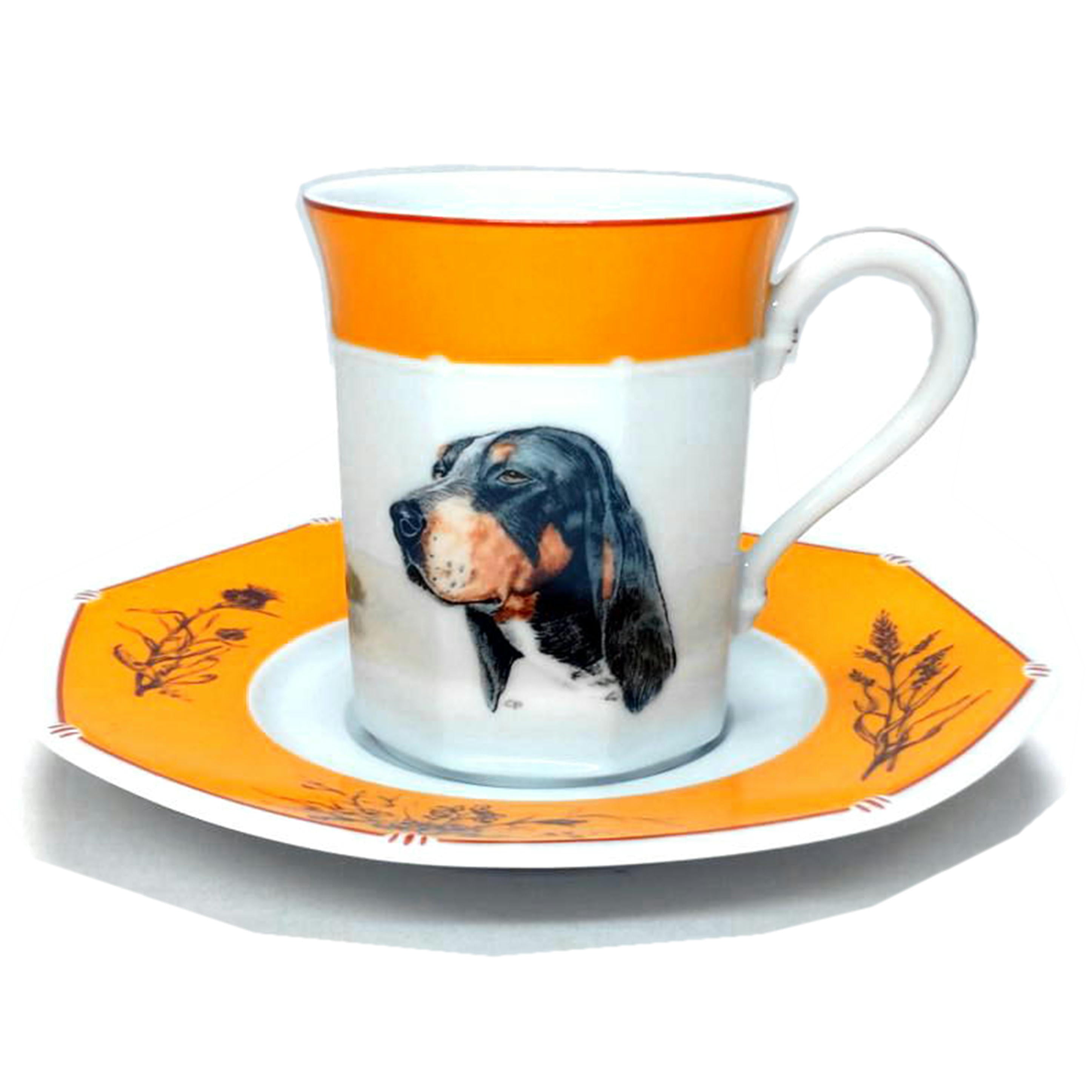 HERMES エルメス/ブルー・ド・ガスコーニュ カップ&ソーサー//Aランク/52