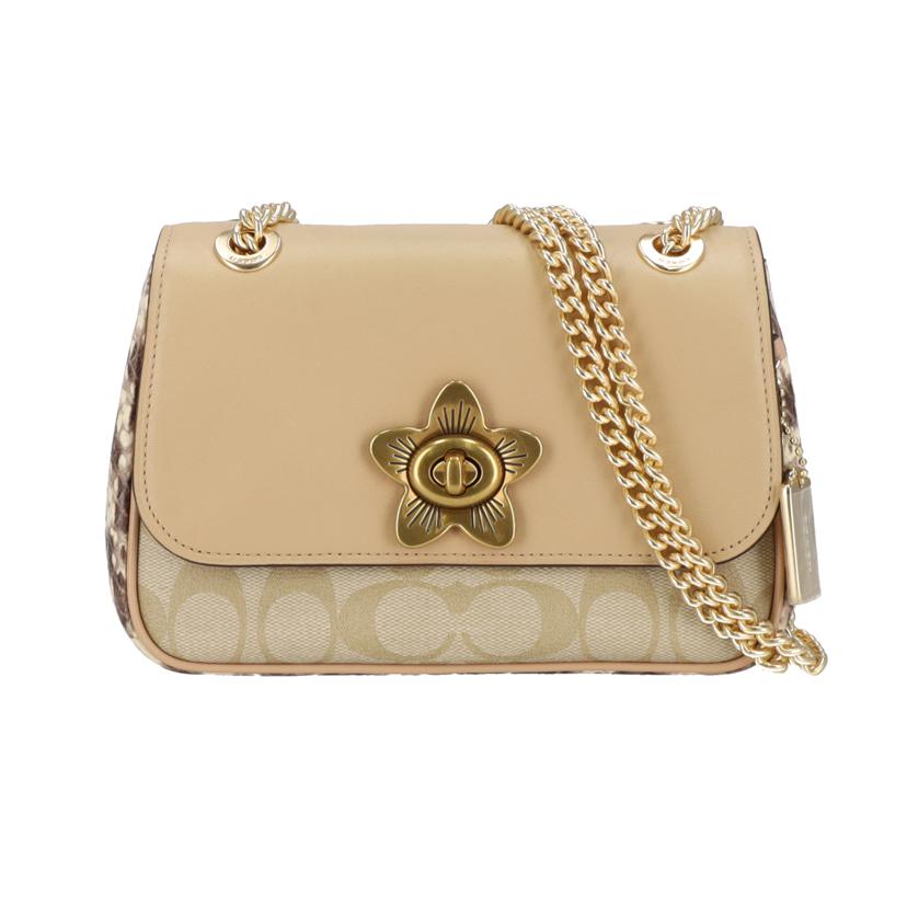 COACH コーチ/ミニキャンディエキゾチックシグネチャーショルダーバッグ/F72624//B18**/Aランク/91