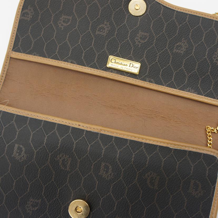 ChristianDior クリスチャンディオール/ハニカム柄チェーンショルダーバッグ//Bランク/09