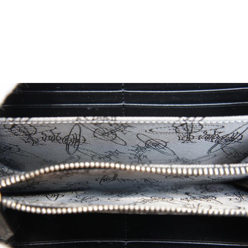 Vivienne Westwood/PVCラウンドファスナーオーブパンクチェック//Aランク/92