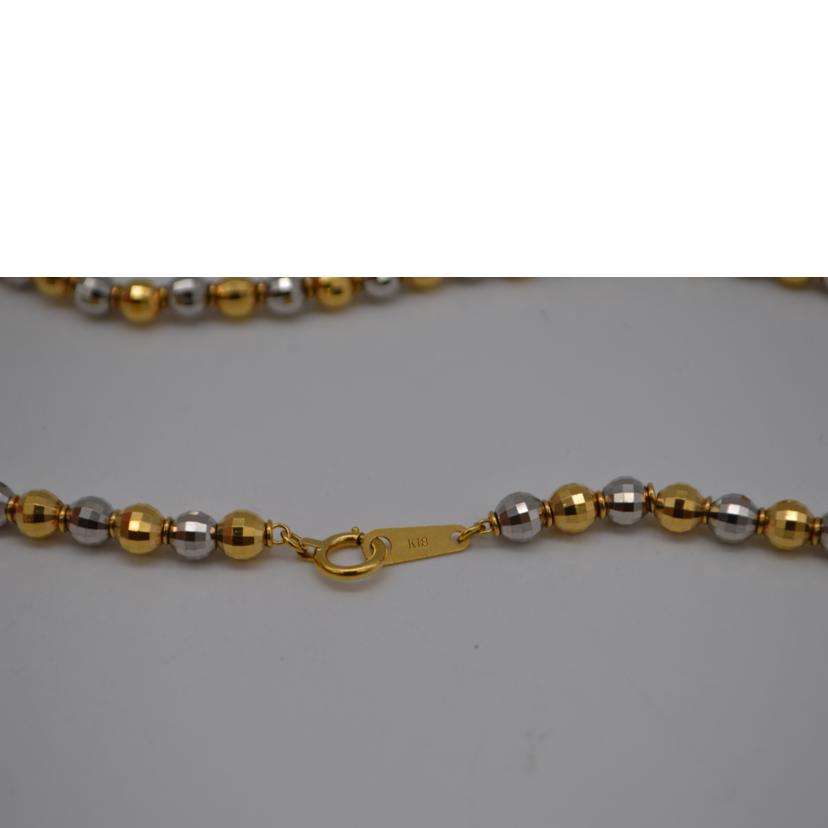 K18/Pt850/K18/Pt850 ミラーボールNC 40cm/25.7g//Aランク/89