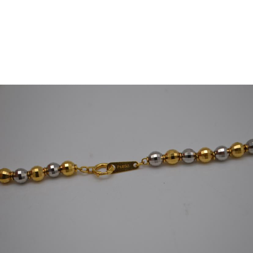 K18/Pt850/K18/Pt850 ミラーボールNC 40cm/25.7g//Aランク/89