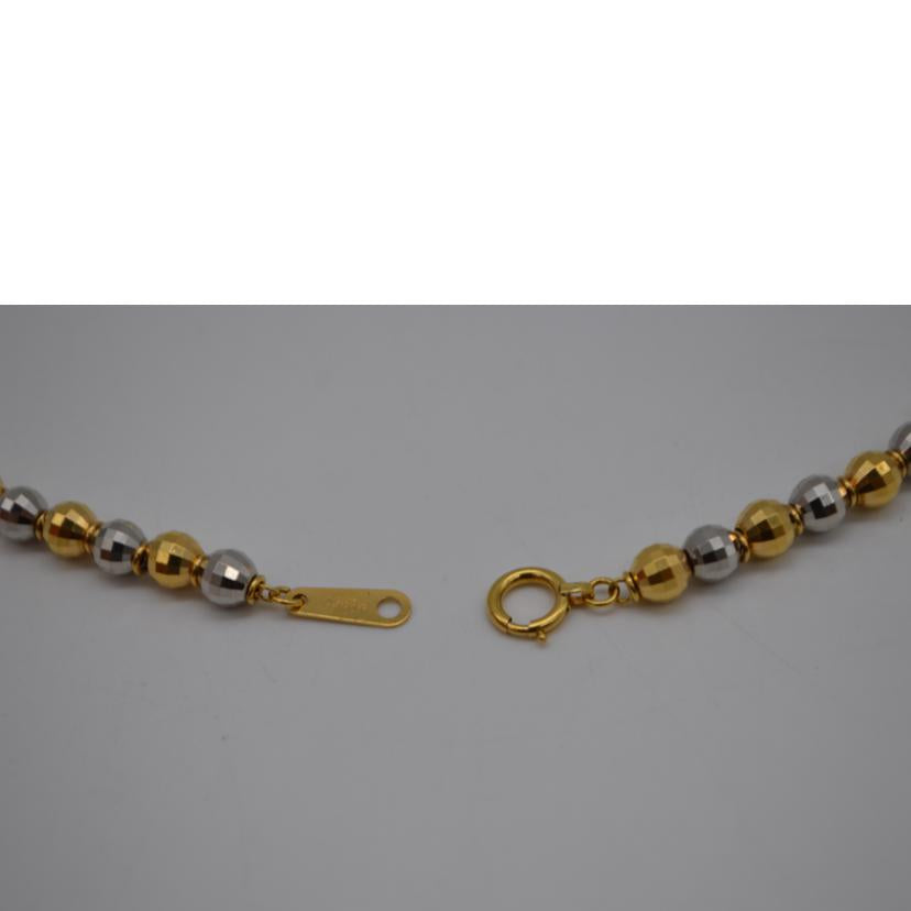 K18/Pt850/K18/Pt850 ミラーボールNC 40cm/25.7g//Aランク/89