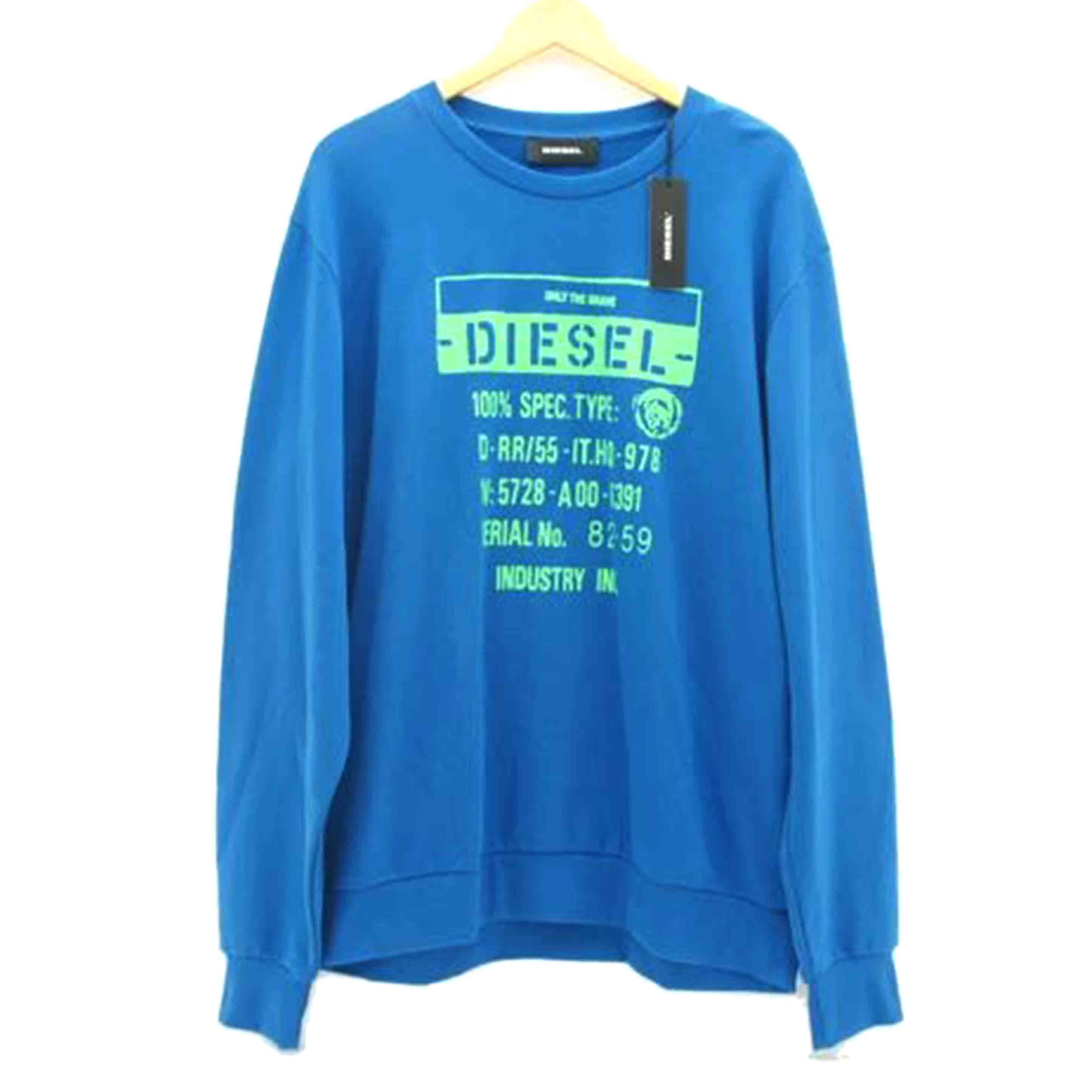 DIESEL ディーゼル/ロゴプリントスエットシャツ/00SEGR-0KAXU//Aランク/09