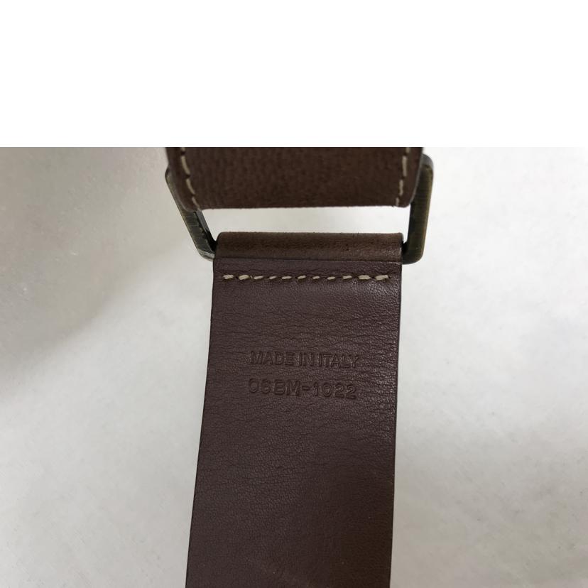 ChristianDior クリスチャンディオール/サドルバッグ ウエストポーチ カーキ×ダークブラウン キャンバス×レザー/06BM-0023//Bランク/51