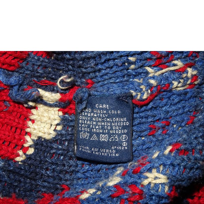 RALPHLAUREN SPORT ラルフローレンスポーツ/90年代ネイティブ柄カーディガン//ABランク/69